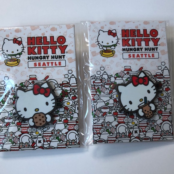 FREE shirt! Hello Kitty Hungry Hunt Seattle pins - Picture 6 of 8